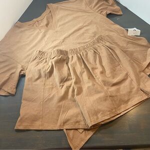 Cozy Tan Women's Pajama Set